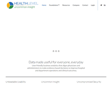 Tablet Screenshot of healthlevel.com